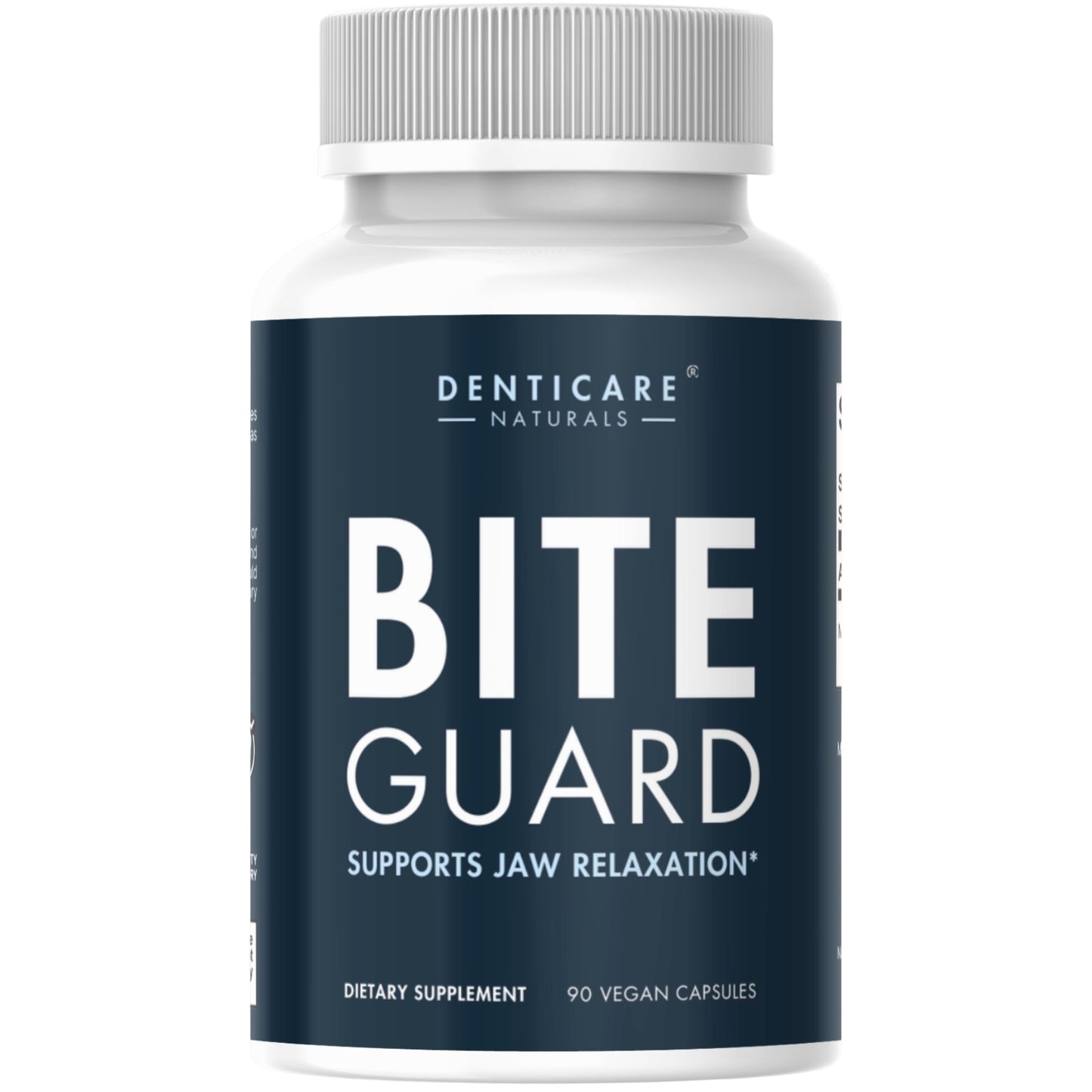 BiteGuard Supplement, Teeth Grinding & Bruxism Relief, 90 Capsules (Vegan Safe, Non-GMO) Magnesium for Bruxism Supplement