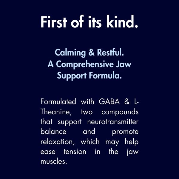 JawLax - TMJ Relief Supplement - Jaw Comfort for Teeth Grinding & Clenching, Bruxism Support with Liposomal GABA & L-Theanine - Denticare Naturals