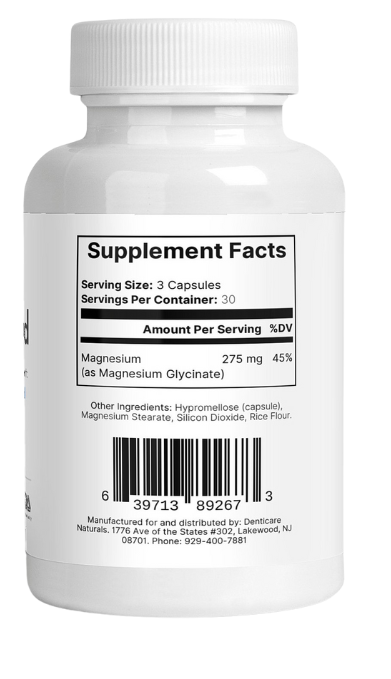 BiteGuard - Teeth Grinding Supplement, TMJ & Bruxism Support, with Pure Magnesium — 90 Capsules