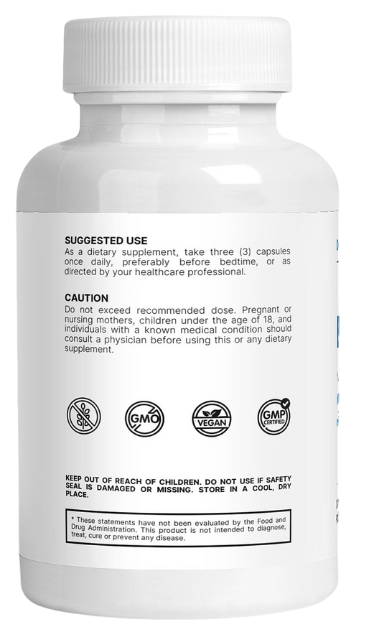 BiteGuard - Teeth Grinding Supplement, TMJ & Bruxism Support, with Pure Magnesium — 90 Capsules