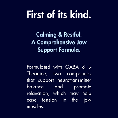 JawLax - TMJ Relief Supplement - Jaw Comfort for Teeth Grinding & Clenching, Bruxism Support with Liposomal GABA & L-Theanine - Denticare Naturals