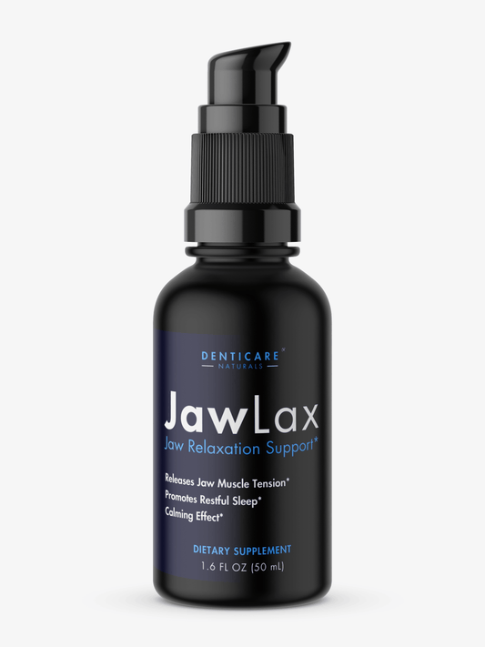 JawLax - TMJ Relief Supplement - Jaw Comfort for Teeth Grinding & Clenching, Bruxism Support with Liposomal GABA & L-Theanine - Denticare Naturals