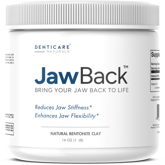 JawBack - Amazing Jaw Support for TMJ - Bring Your Jaw Back to Life - 16 oz Powder